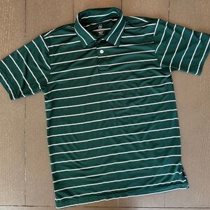 Class Club Boys Short-Sleeve Stripe Performance Golf Polo Shirt • Size 10/12 (M)
